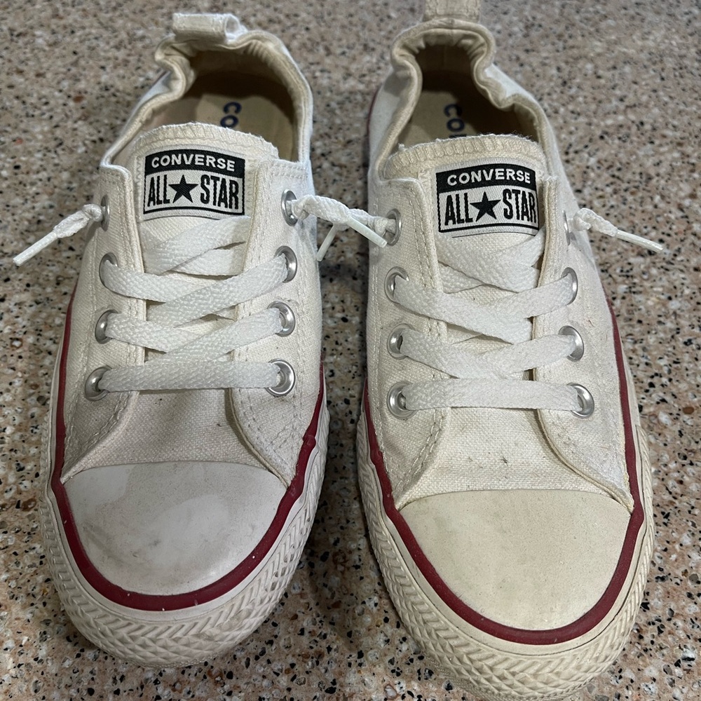 White Chuck Taylor Converse Shoreline